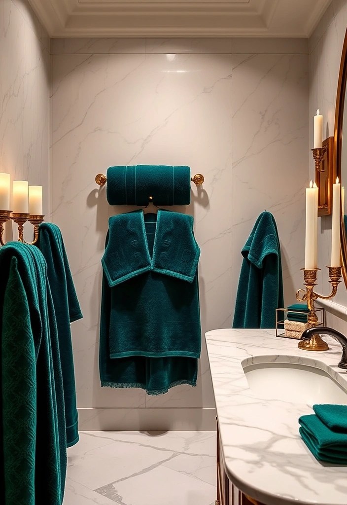 12 Stylish Decorative Towels to Upgrade Your Bathroom Decor - 5. Luxe Textures