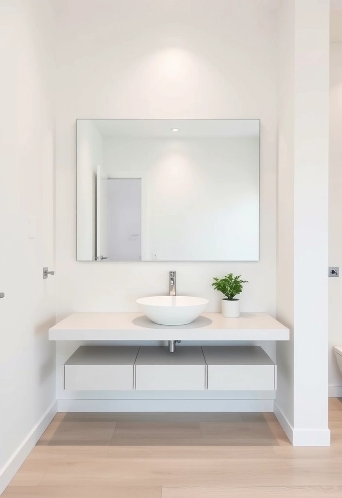 14 Chic Bathroom Makeovers That’ll Make You Feel Like You’re in a Spa (You Won't Believe #4!) - 1. Minimalist Elegance