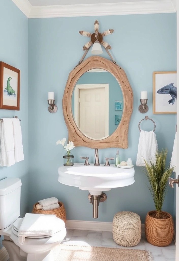 14 Chic Bathroom Makeovers That’ll Make You Feel Like You’re in a Spa (You Won't Believe #4!) - 10. Coastal Vibes