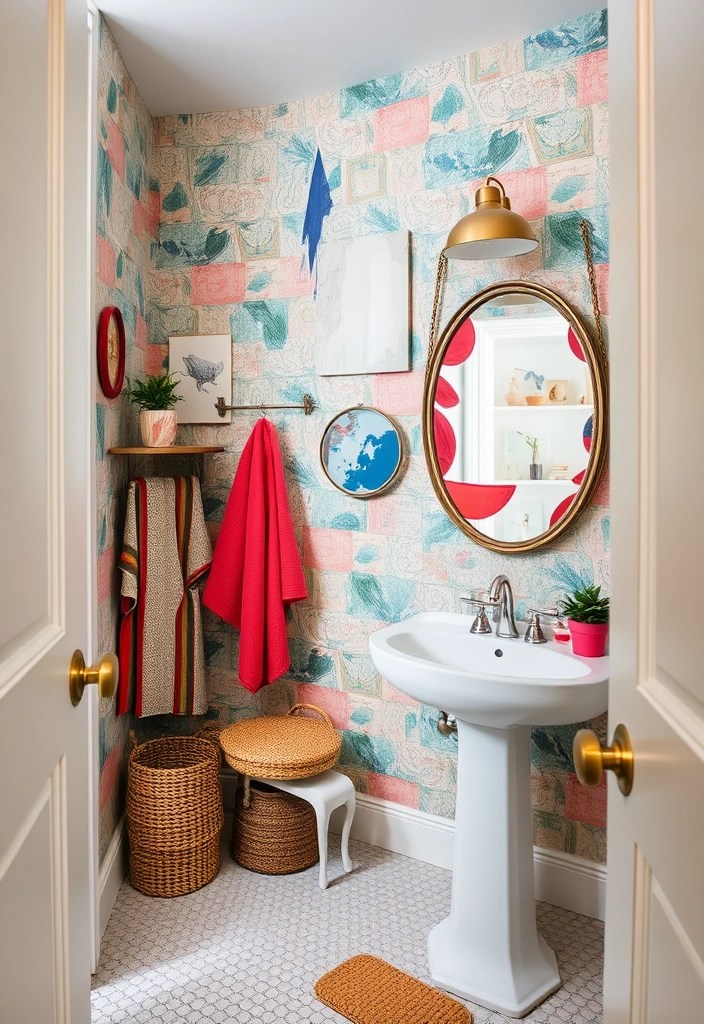 14 Chic Bathroom Makeovers That’ll Make You Feel Like You’re in a Spa (You Won't Believe #4!) - 9. Artistic Expressions