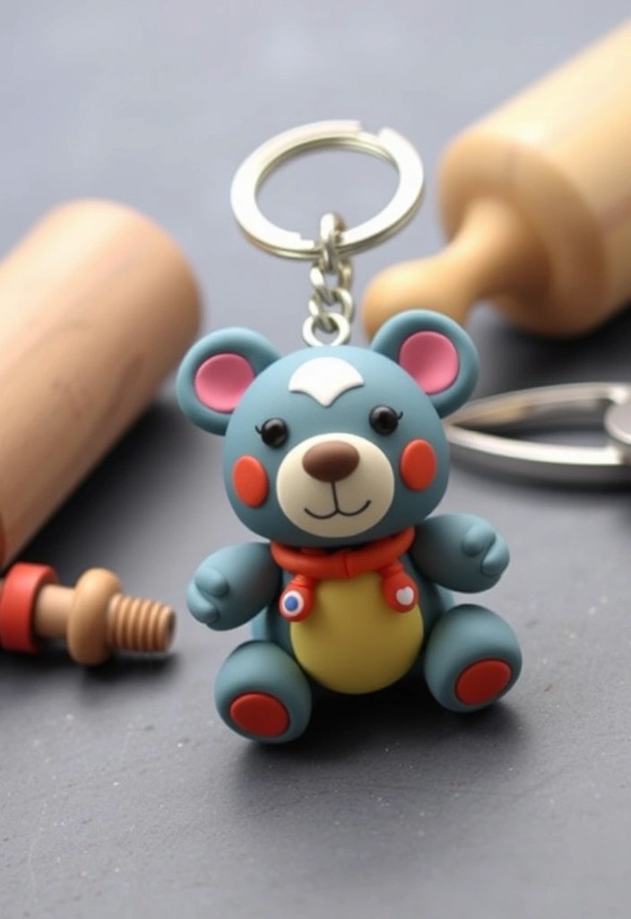 What kind of bear keychain do you like? - 8. Polymer Clay Bear Keychain